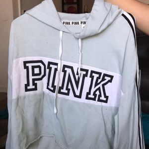 Pink Victoria secret sweatshirt size large